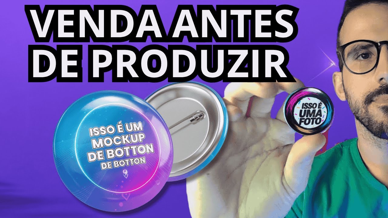 O que é MOCKUP e por que isso faz seus bottons VENDEREM (mesmo sem estoque)