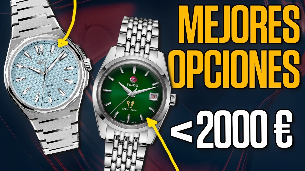 MEJORES RELOJES por menos de 2000 euros 😮 Qué RELOJ comprar en 2024 ✔️