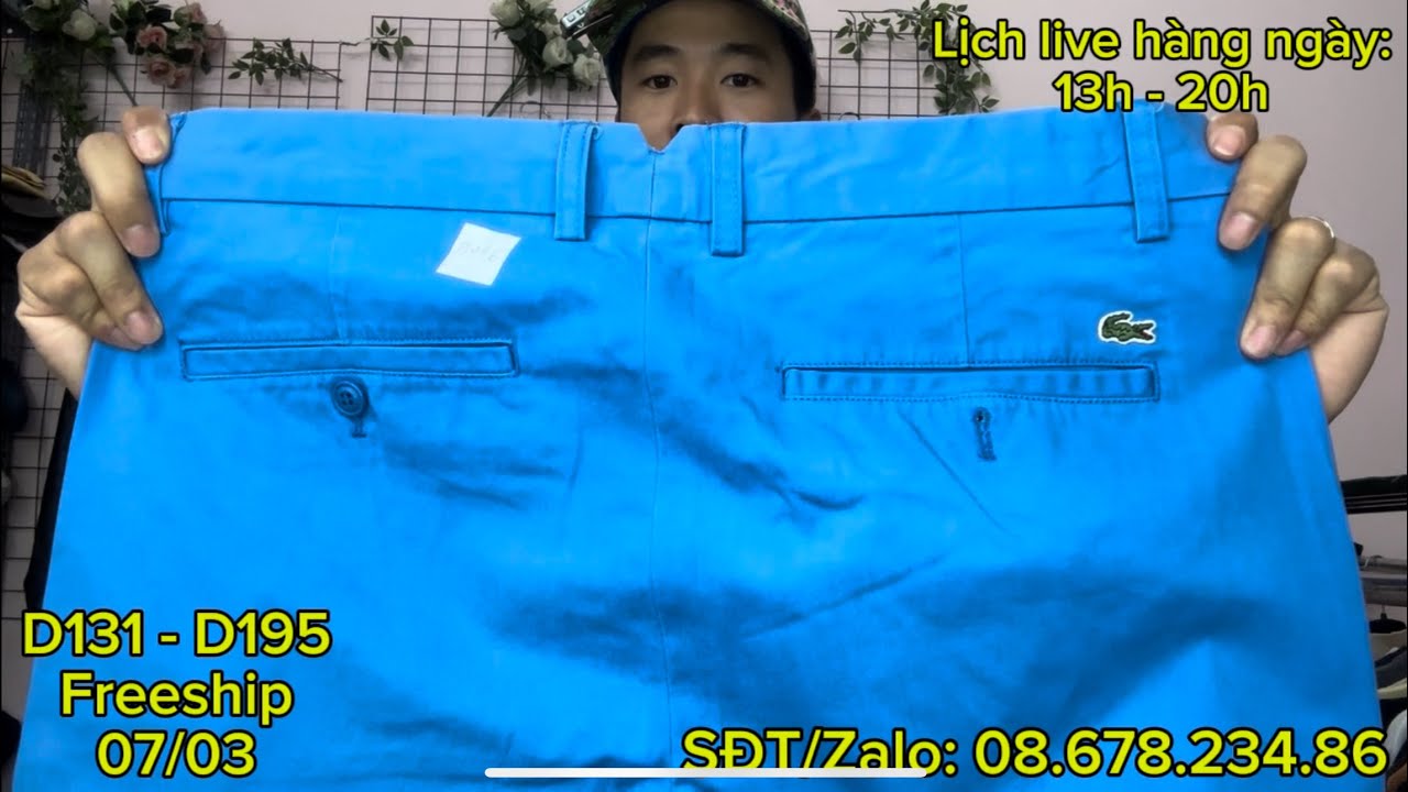 CỰC PHẨM QUẦN GOLF, KAKI LACOSTE DAKS LE COQ NIKE ADIDAS BAO SHIP TOÀN QUỐC D131 - D195 07/03