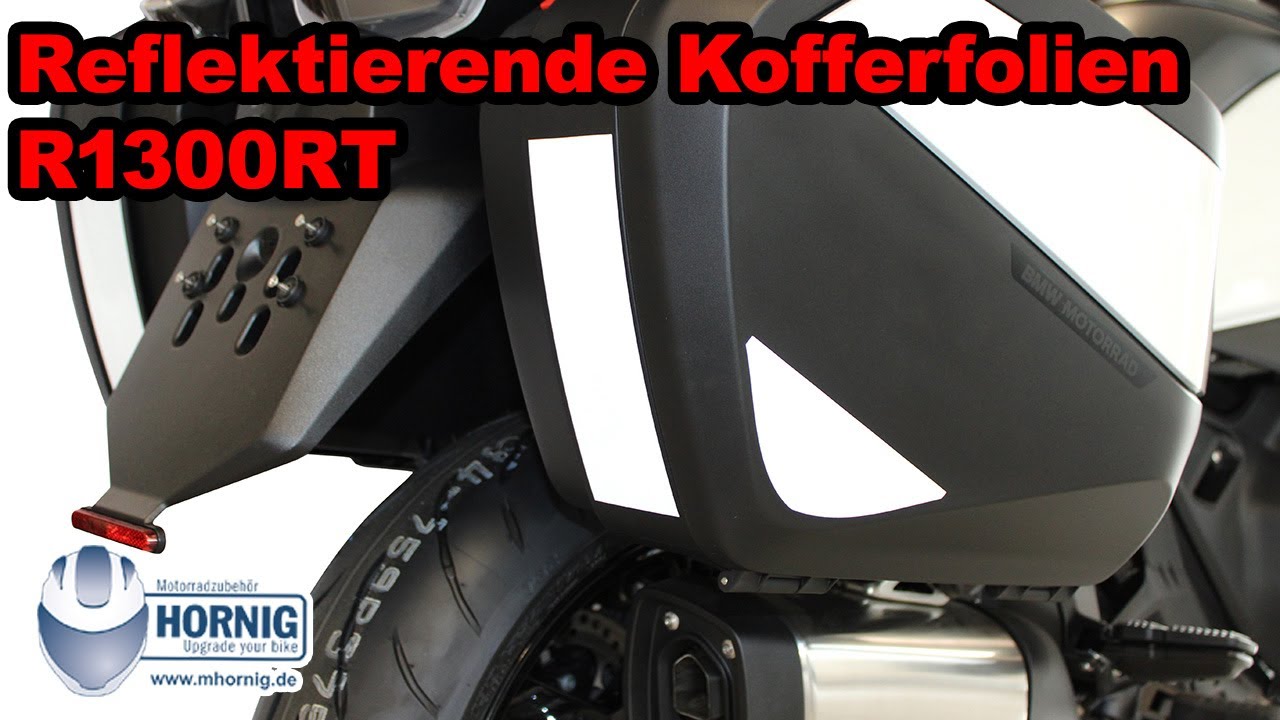 Reflektierende Kofferfolien für BMW R1300RT