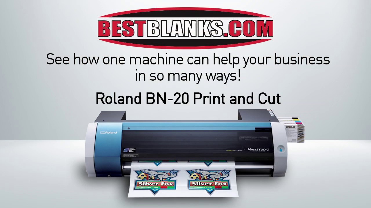 See How The Roland BN-20 Print-&-Cut Machine Can Help Your Business In So Many Ways!