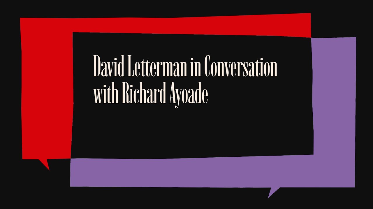 Richard Ayoade and David Letterman on Their Approach to Comedy Part 1 | The Atlantic Festival 2025