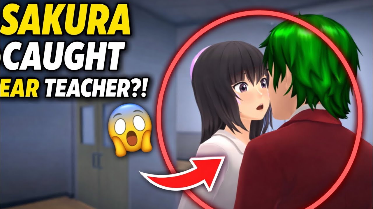 See how Sakura kissing his teacher never miss the end 😝😱😍  #sakuraschoolsimulator #sakura #love 