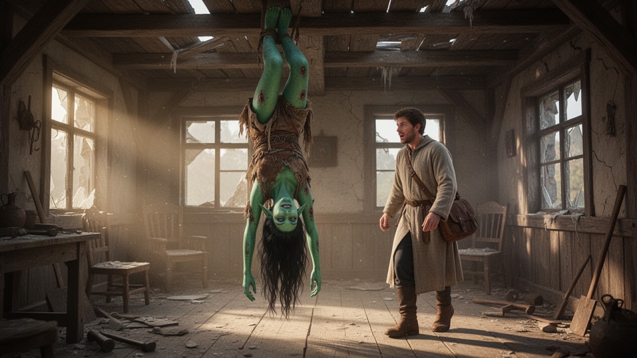 I Bought A Wooden House For 12 Coins — Then Found An Orc Girl Hanging From The Ceiling