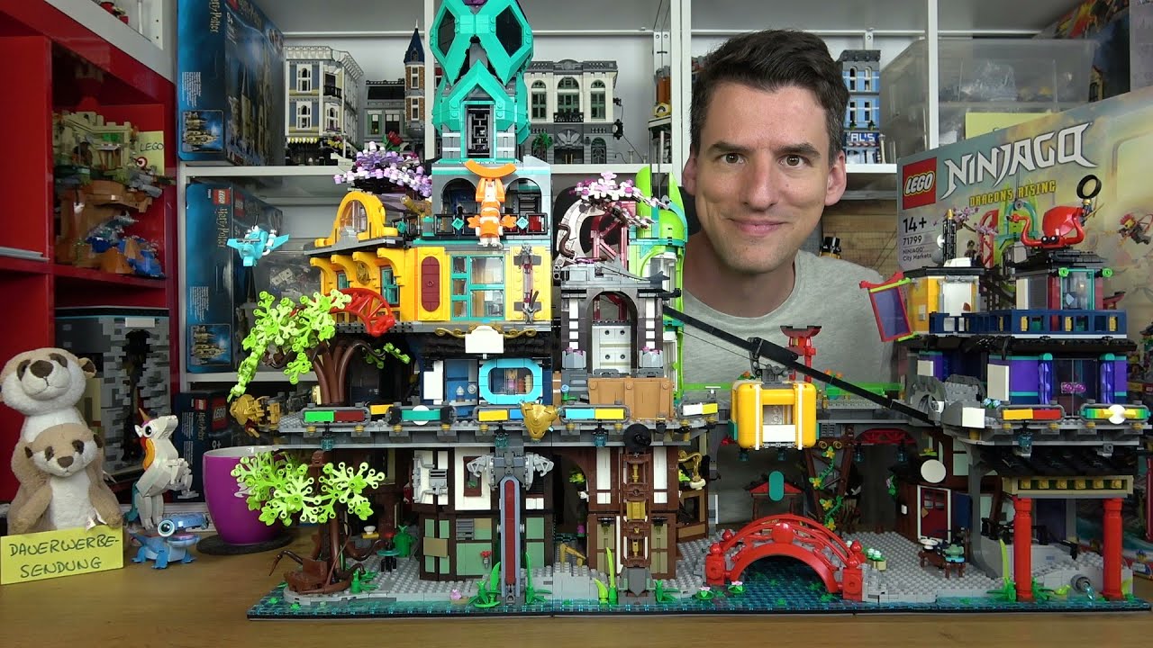 Sind sie noch besser als die Gärten? LEGO® 71799 Die Märkte von Ninjago City 6163 Teile für 370€