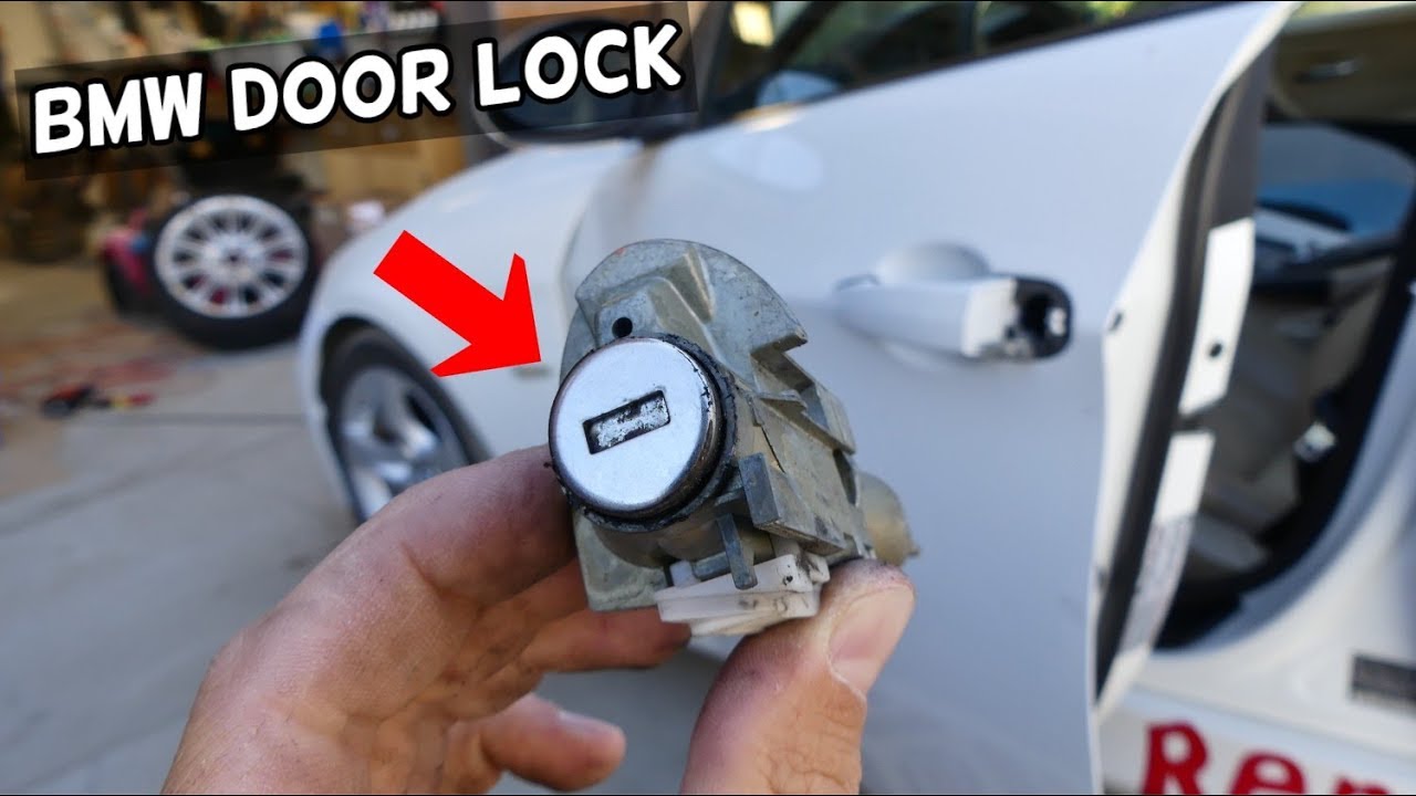 HOW TO REPLACE CYLINDER DOOR LOCK ON BMW E90 E91 E92 E93