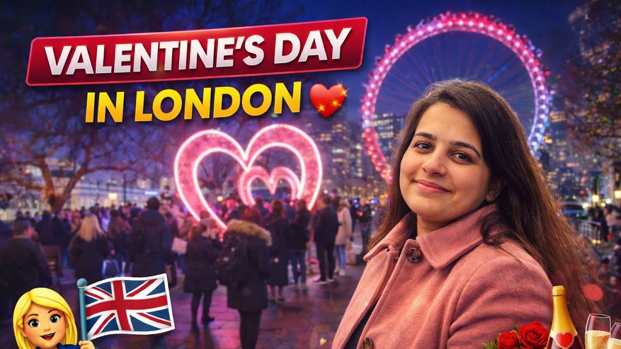 London Valentine’s Day Vlog ❤️ | Couples Ka Scene 😅