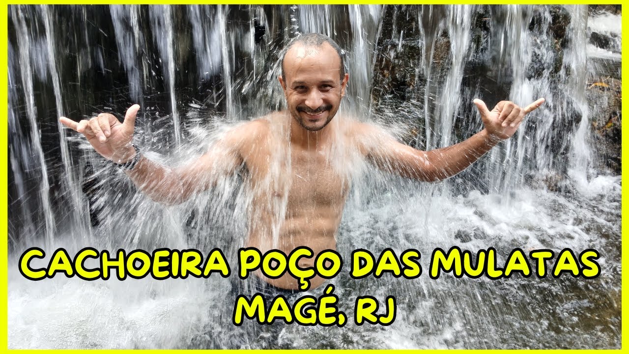 Fui conhecer a cachoeira poço da mulatas