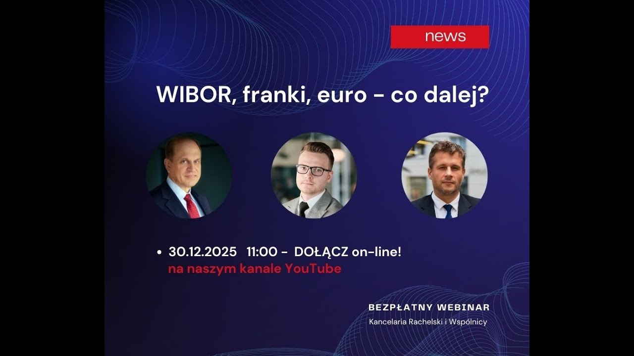 Podsumowanie roku - WIBOR, FRANKI, EURO  i co dalej?