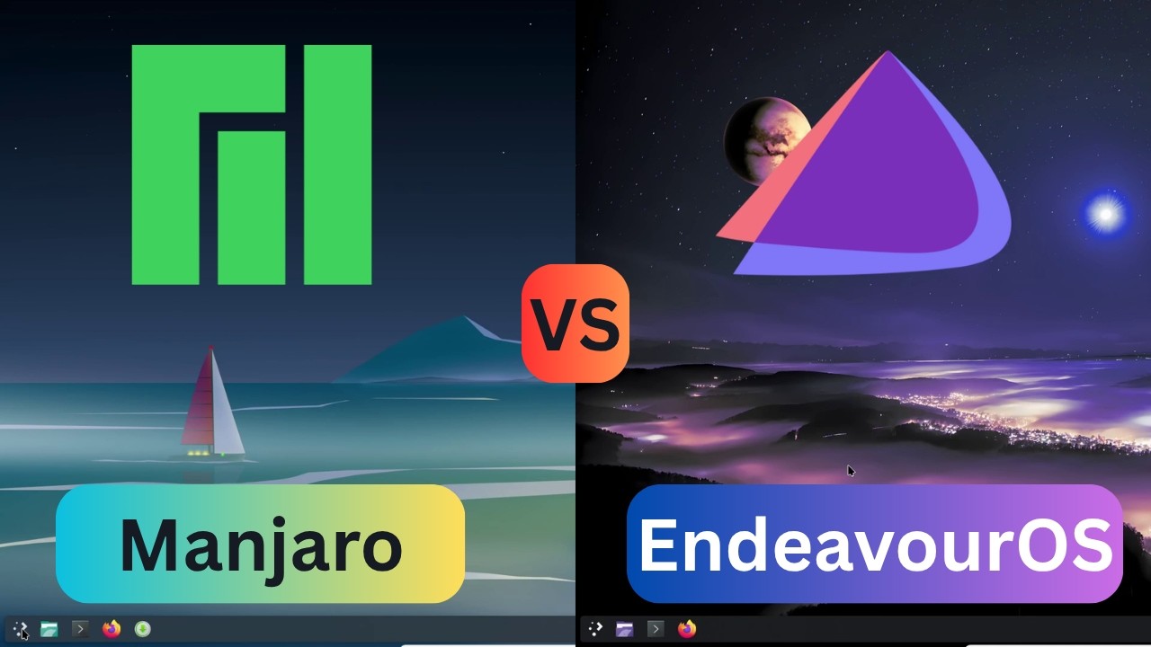 EndeavourOS vs Manjaro &mdash; Which Uses Less RAM? (Real Test in 2026)