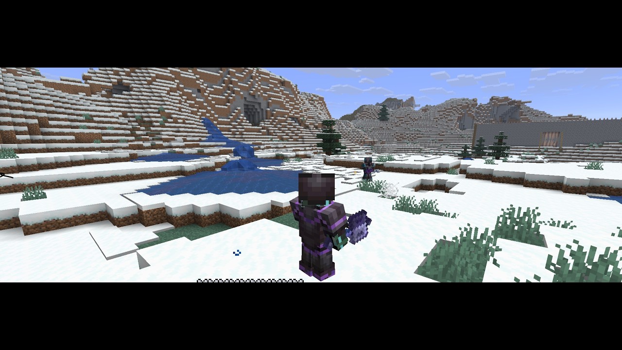 fighting the blue trim invisible player (based off the unstable smp)