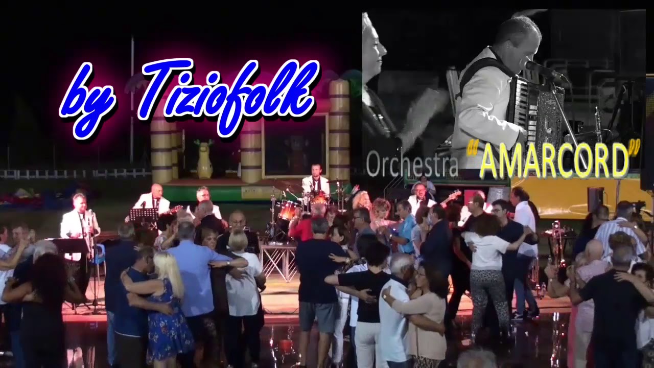 CUMPARSITA tango eseguito da OSCAR PALMIERI dell'orchestra AMARCORD  primo piano ballo