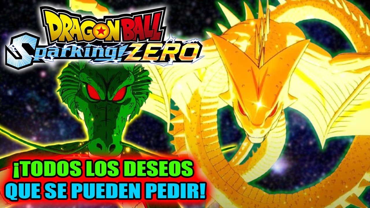 Los MEJORES DESEOS 😎 SHENLONG Y SUPER SHENLONG 🐉 Dragon Ball Sparking! ZERO