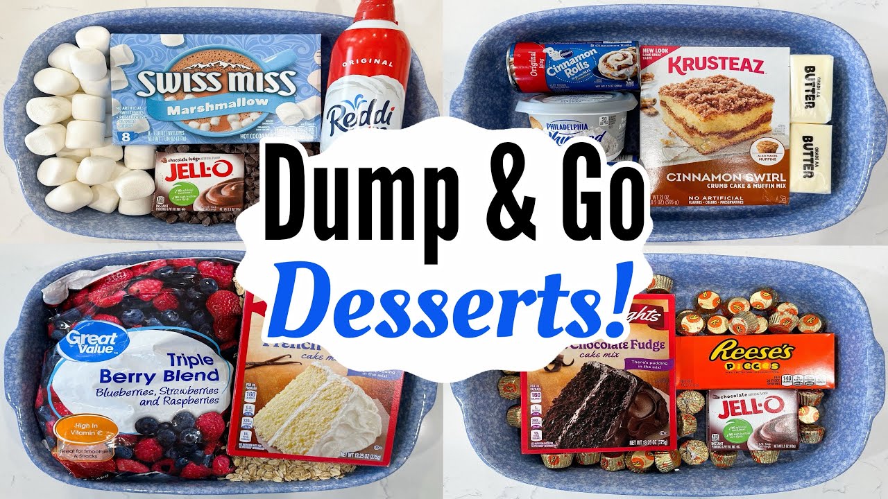 6 AMAZING Dump Cake Recipes | The EASIEST Holiday Dessert Recipes | Julia Pacheco