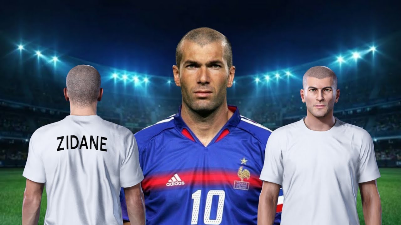 How to create Zinedine Zidane 🇫🇷 ( Pes 2021 )