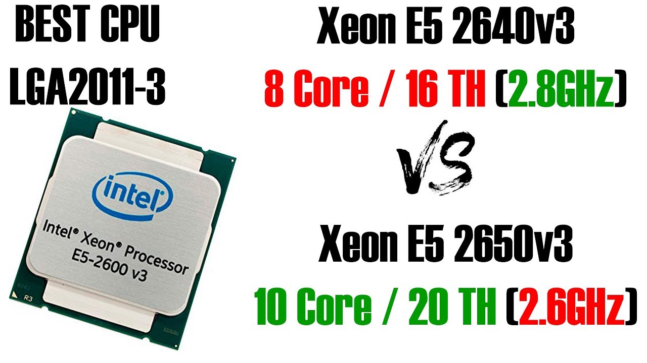 Горячая битва лучших процессоров для LGA2011-3! Xeon E5 2640v3 vs E5 2650v3