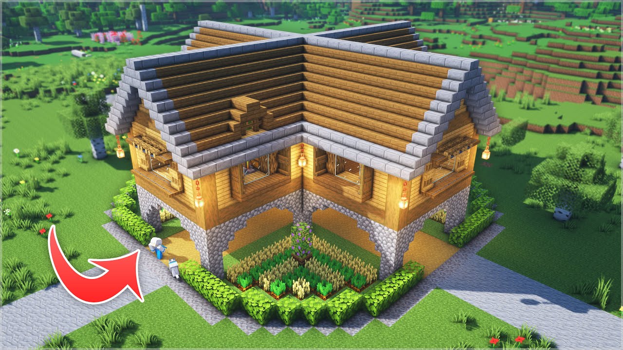 ⛏️ Minecraft :: Как построить идеальный дом для выживания 🏠