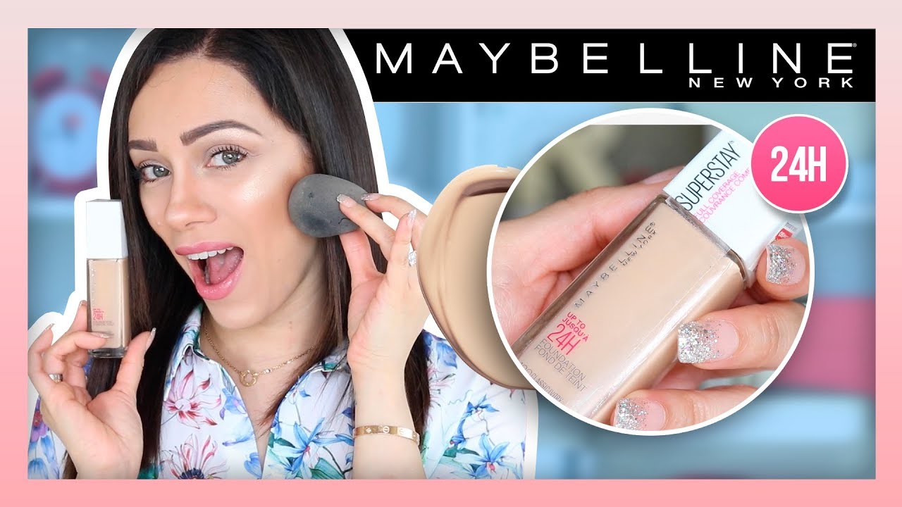 QUE BASE TAN BONITA! | PONIENDO A PRUEBA MAYBELLINE SUPERSTAY FOUNDATION