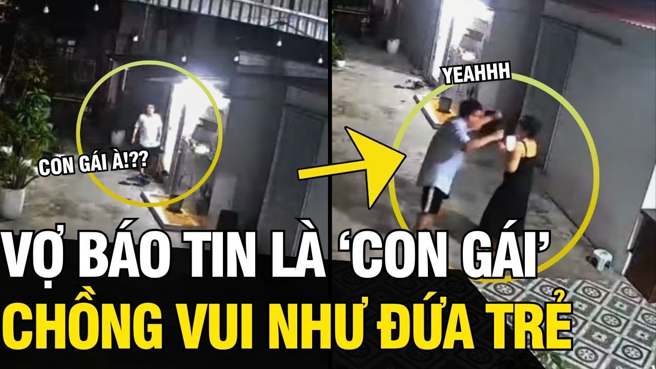 Nghe vợ báo tin LÀ CON GÁI, anh chồng sung sướng NHẢY NHÓT VUI MỪNG như 1 đứa trẻ | Tin Ngắn 3 Phút