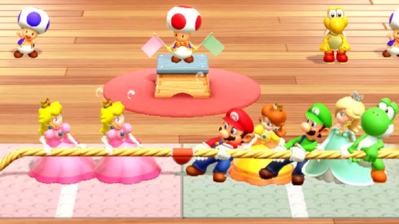 Peach vs All Characters in Super Mario Party