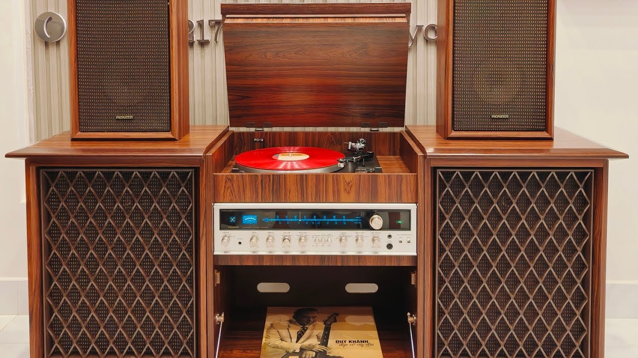 TỦ ĐÀI ĐĨA THAN VINTAGE FULL 4 LOA . PIONEER FD-3 VỀ TỪ NHẬT. ĐẸP HAY . LH : 0908217658 HUY LÂM ĐỒNG