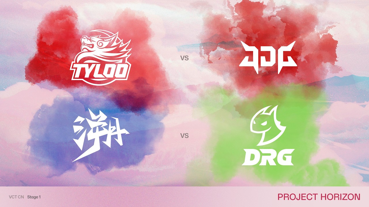 TYL vs JDG | TE vs DRG | VCT CN Stage 1 Group Stage | Project Horizon | Community English Costream