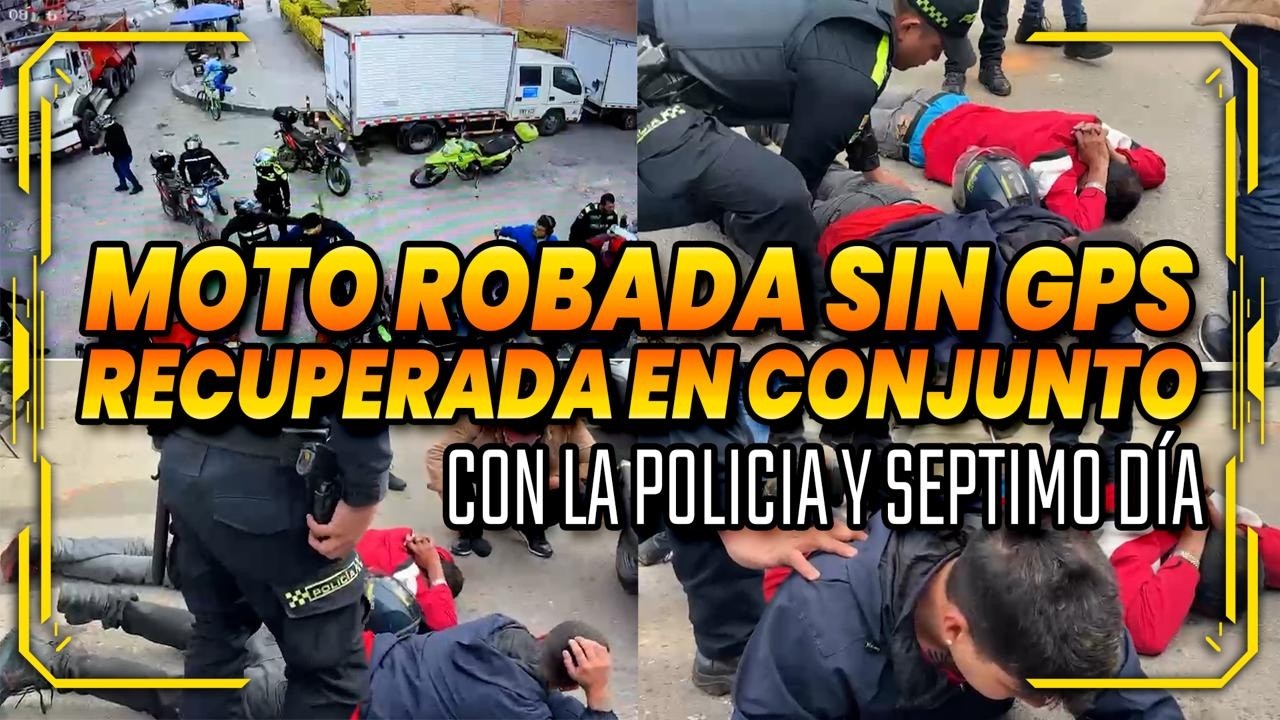 Se roban una moto SIN GPS y lograron capturarlos con nuestra ayuda, pero... YA ESTÁN LIBRES...