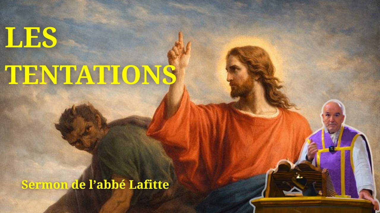 1° D. de Carême - les Tentations - Abbé Lafitte – Sermon – 22 février 2026