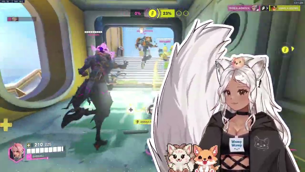 Overwatch 2 x LE SSERAFIM Fearless Skin Gameplay