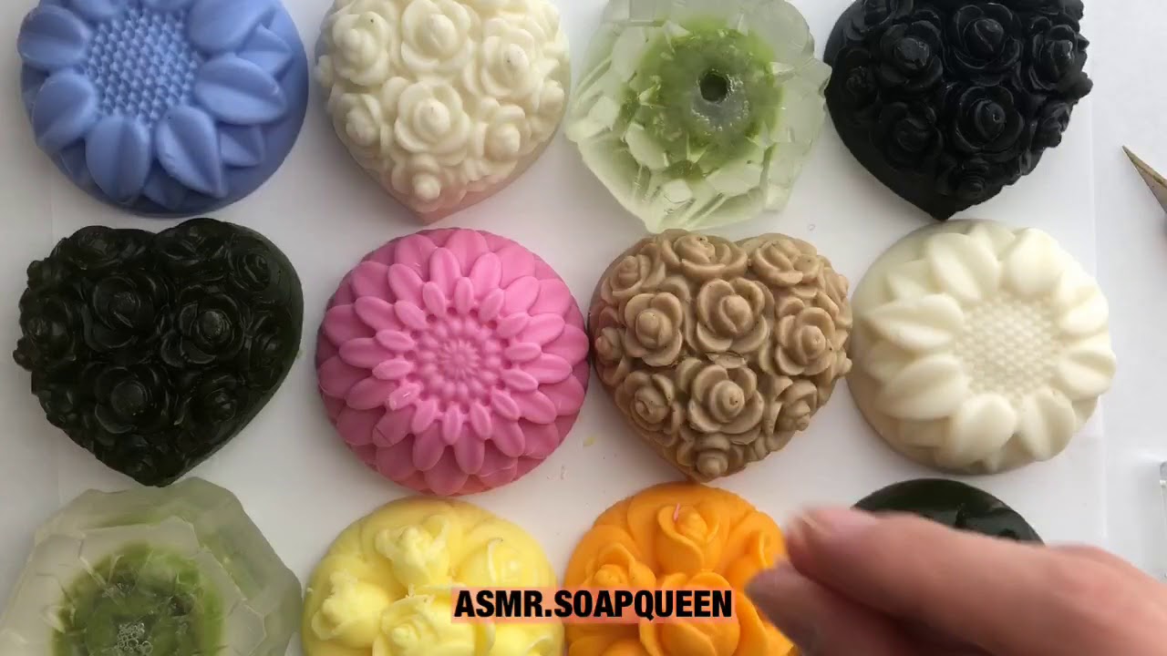 Soap Haul- Tapping against each other, Tingly plastic wrap sound ASMR