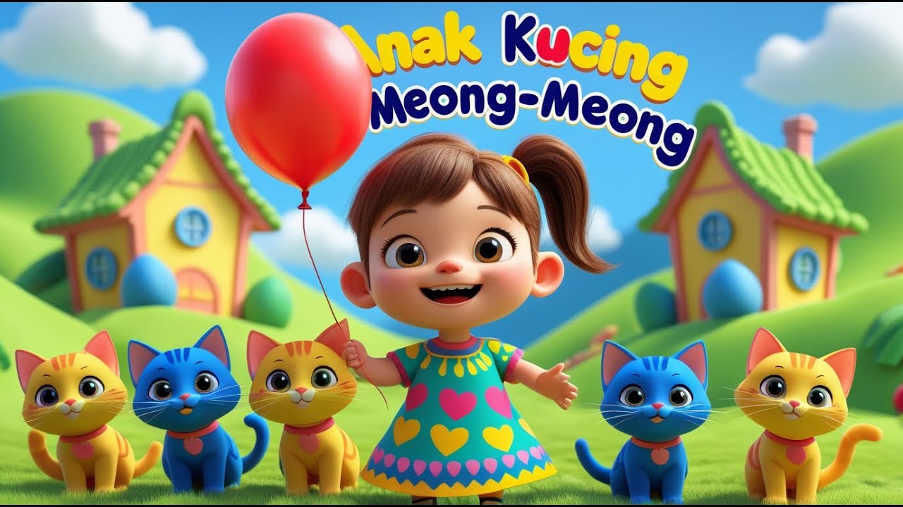 ANAK KUCING MEONG-MEONG - KUMPULAN LAGU ANAK DAN BALITA TERPOPULER | Pop Pop Kids