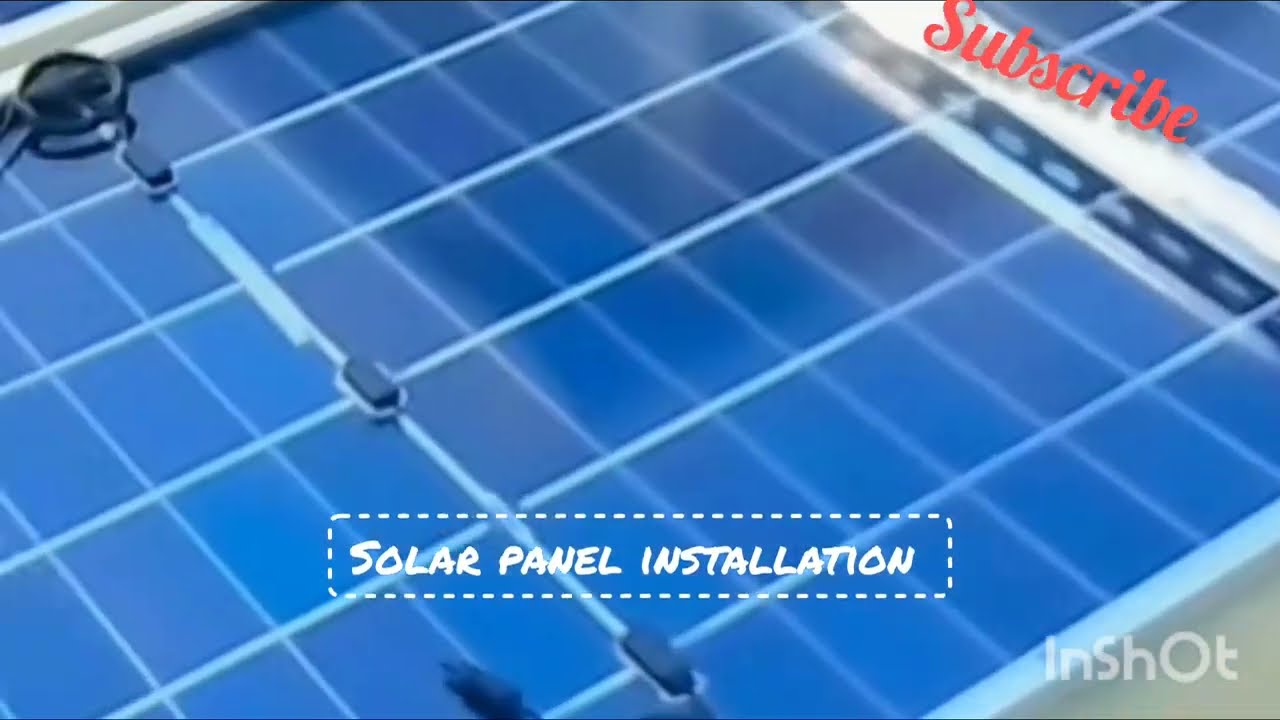 How to Install Solar Panels at Home||Solar Panel Installation Proces 