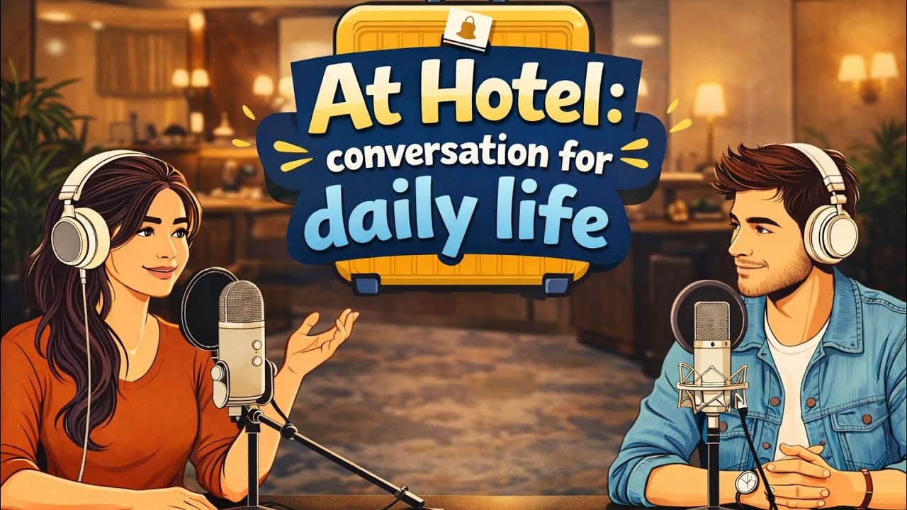 At hotel : conversation for daily life | English Listening Podcast 