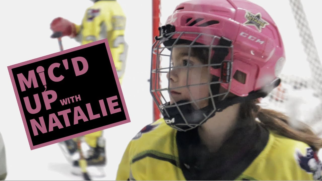 Mic'd Up with Natalie | 8U Girl Hockey Player