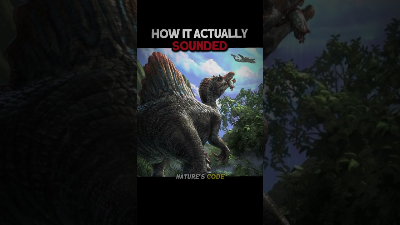 The real sound of Spinosaurus
