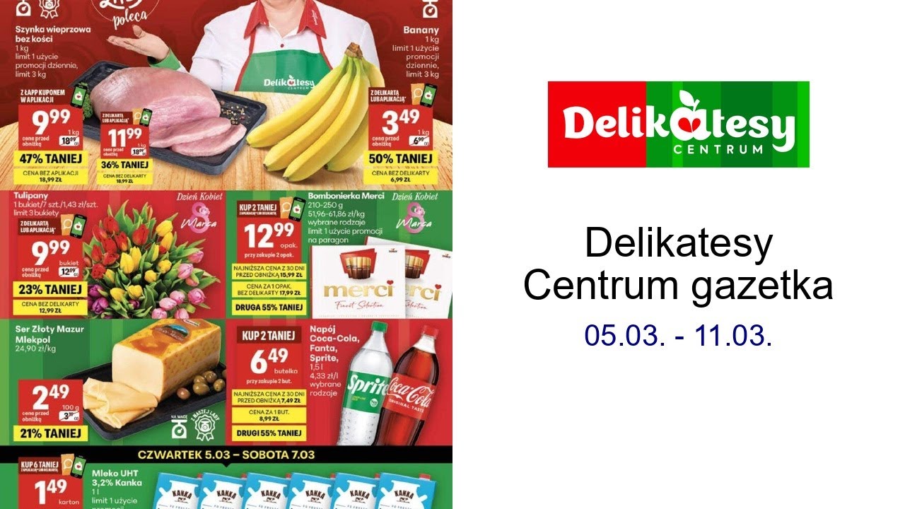 Delikatesy Centrum gazetka 05.03. - 11.03.