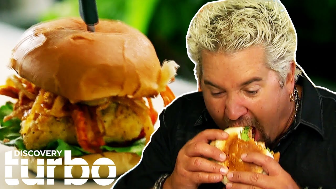 Guy Fieri Tries VEGAN Comfort Food...And He Digs It! | Diners, Drive Ins and Dives