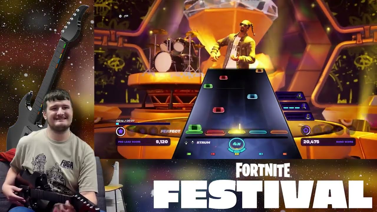 Fortnite Festival w/ the PDP Riffmaster