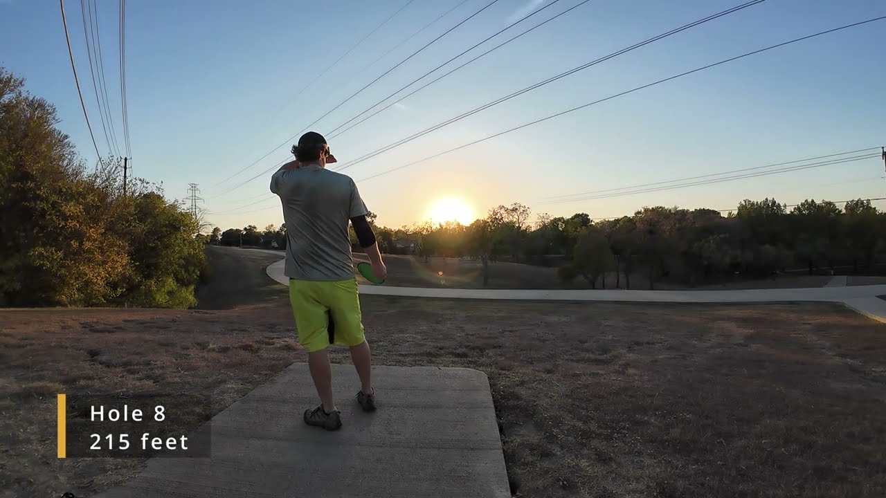 An Evening Round of Disc Golf