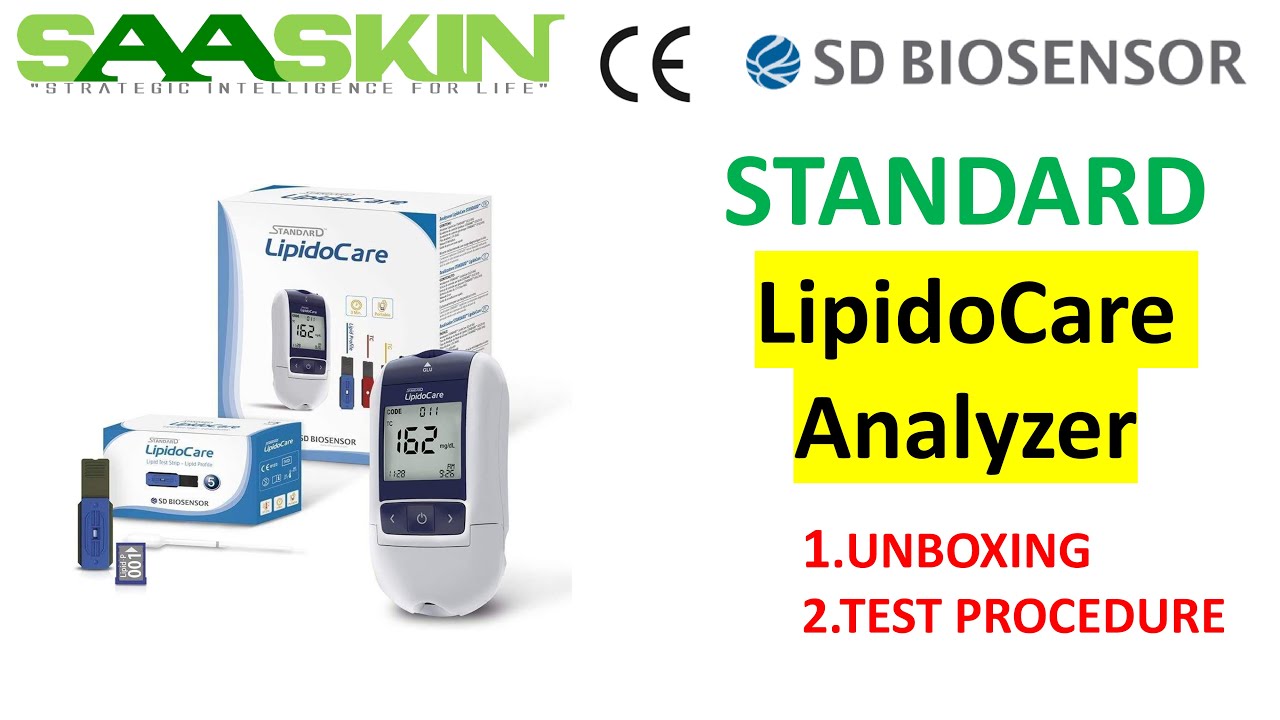 Анализатор SD Biosensor STANDARD LipidoCare | Распаковка | Процедура тестирования | Медицинский к...