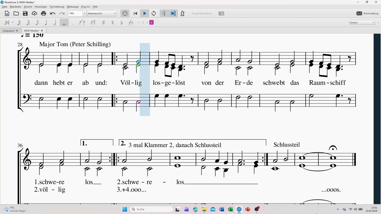 NDW Medley - Tenor Bass