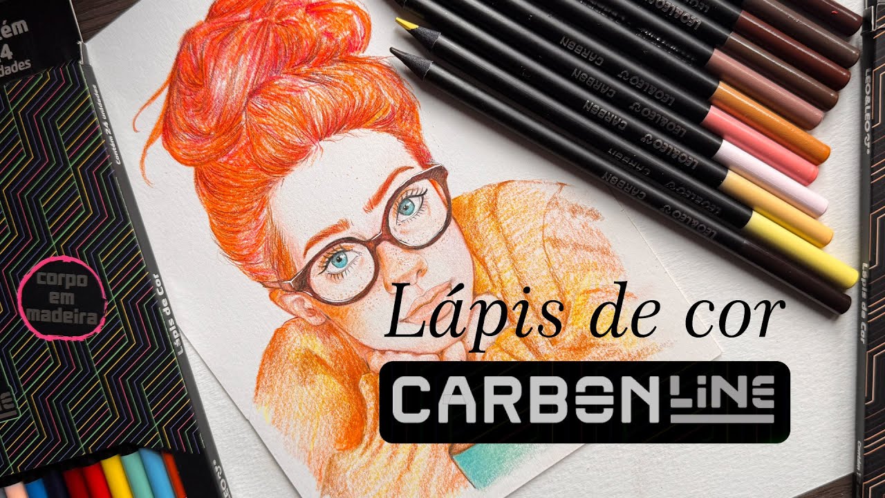 Conhecendo a Lápis de cor Leo & Leo Carbon Line