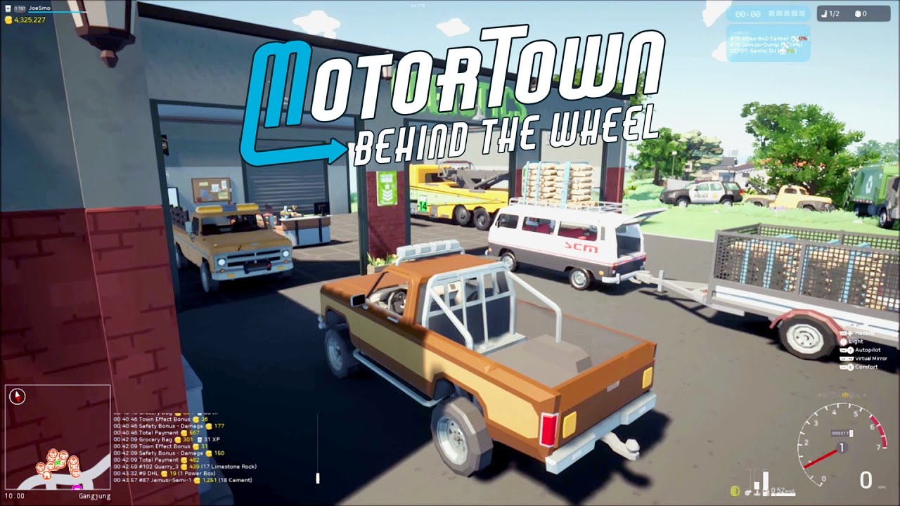 Motor Town | Depot Supply Route | Delivering Grocery Bags with my Hana Truck | Early Access