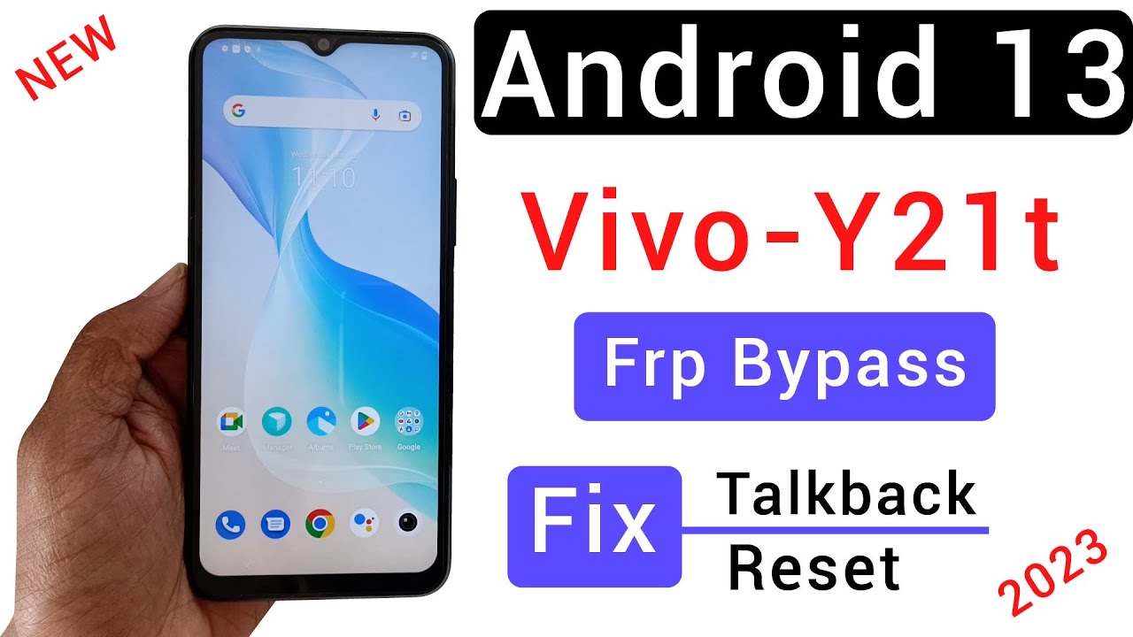 Tested-Vivo Y21t Android 13 Frp (V2131) New Method | Vivo Y21t Frp Google Account Bypass Without Pc