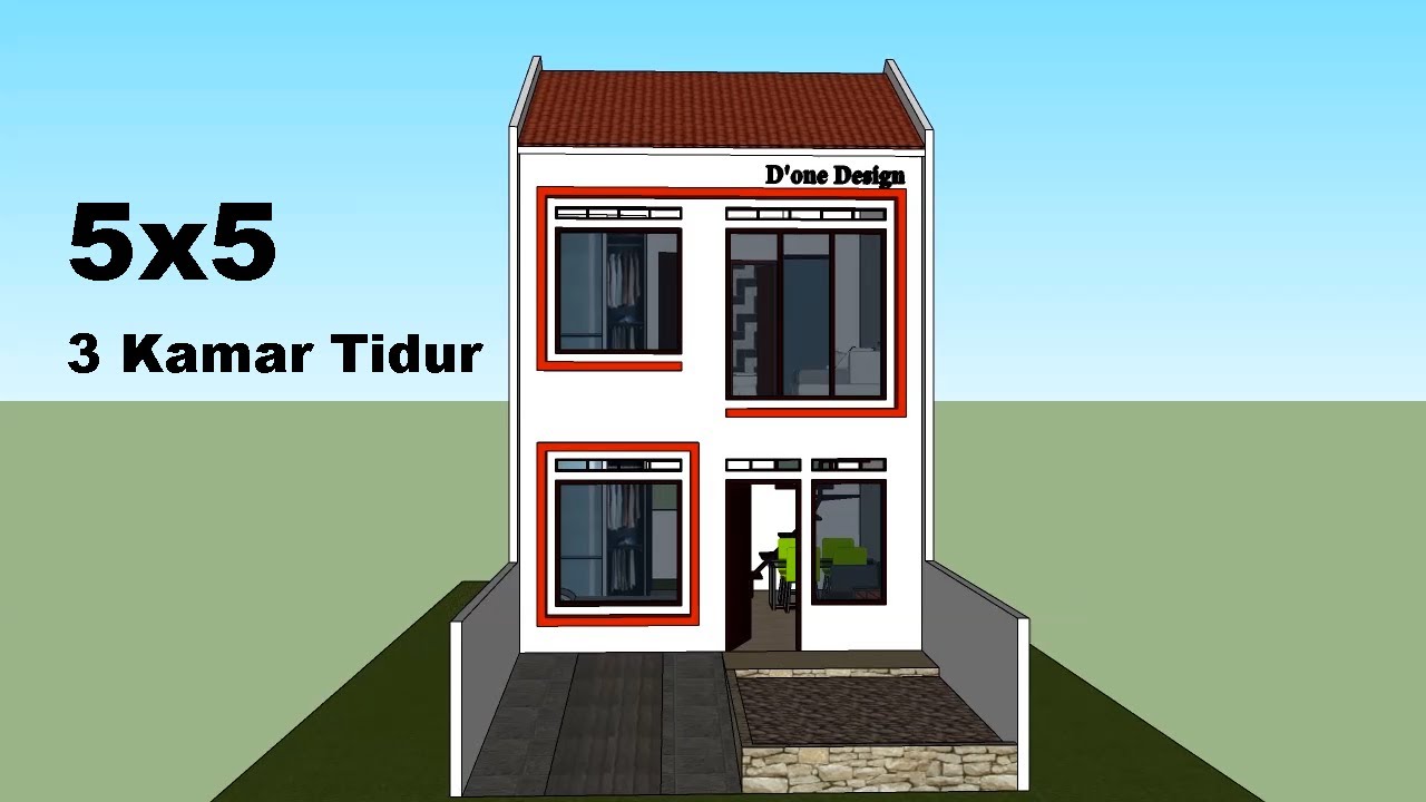 Rumah 5x5 | 3 Kamar Tidur