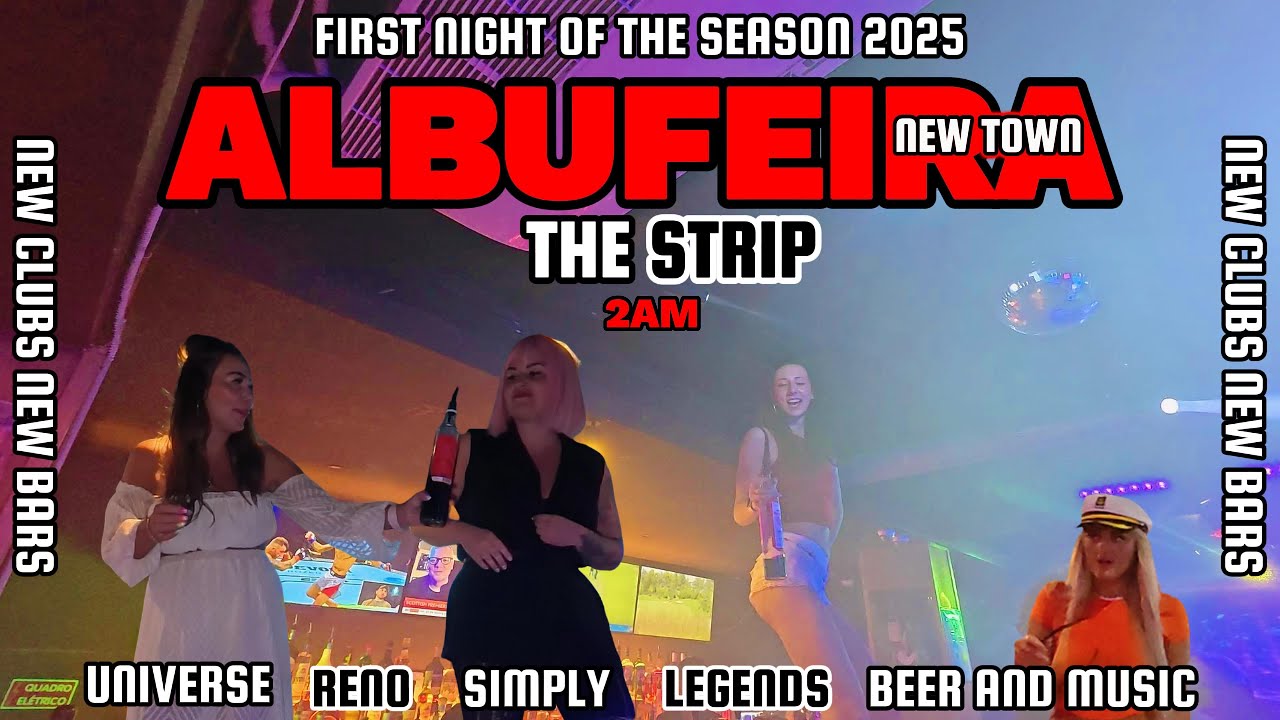 Albufeira The Strip 2am New Club UNIVERSE Simply Reno Legends Beer & Music Portugal Nightlife