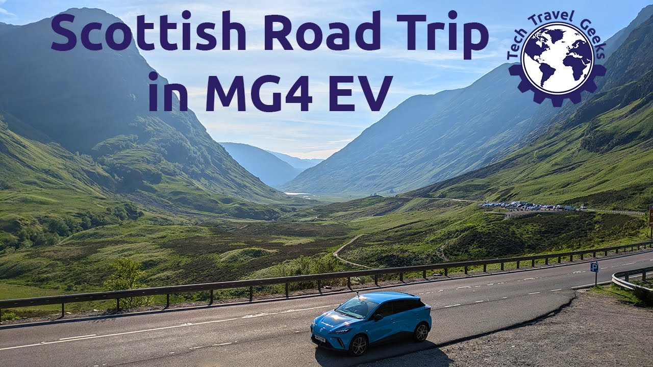 Edinburgh - Stirling - Oban- Fort William - Glencoe Road Trip in the MG4 EV #MG4EV #scotland #ev