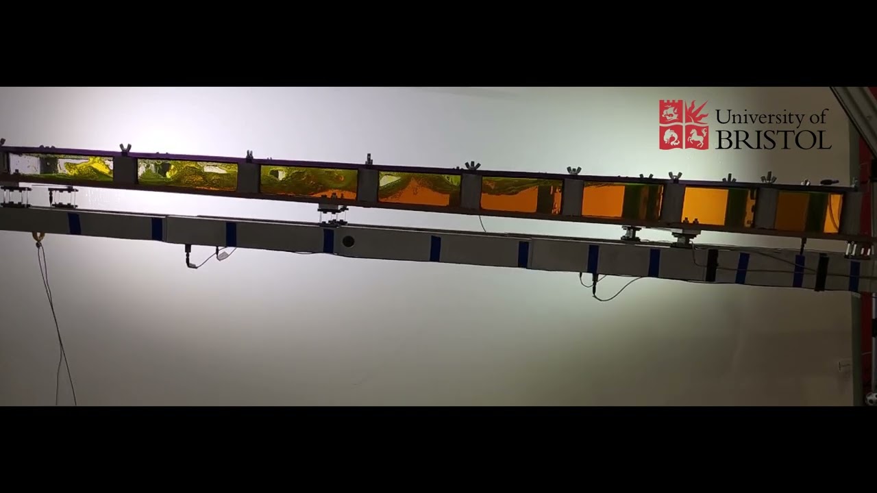 Simulation of fuel sloshing effects experienced in-flight - experiment by University of Bristol