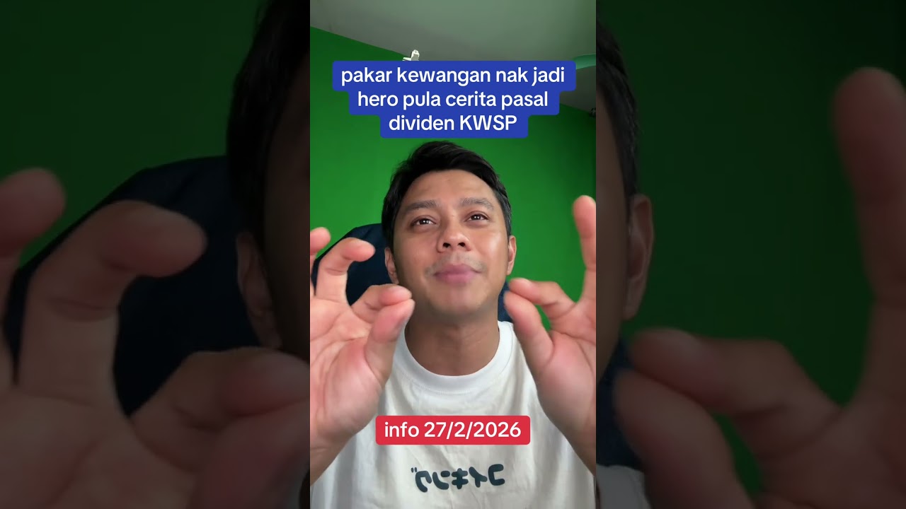 pakar kewangan jadi hero pula cerita pasal dividen kwsp