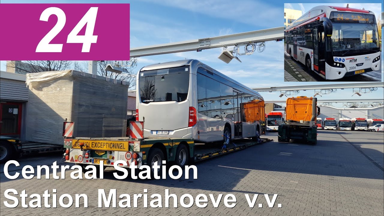 HTM lijn 24: Den Haag CS - Station Mariahoeve v.v. | spitsversterking | HTM 2004 | 2024